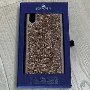 Swarovski GLAM ROCK SMARTPHONE IPHONE XS MAX Case In Rose Gold